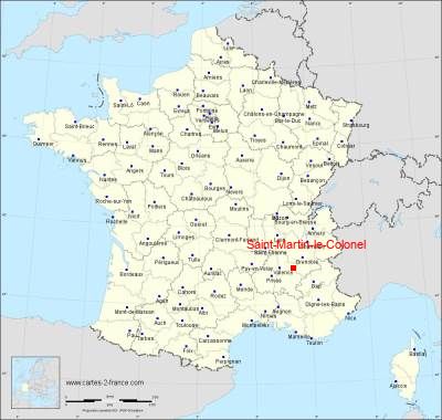 Carte de Saint-Martin-le-Colonel