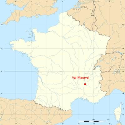 Fond de carte avec Val-Maravel