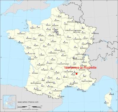 Carte de Vaunaveys-la-Rochette