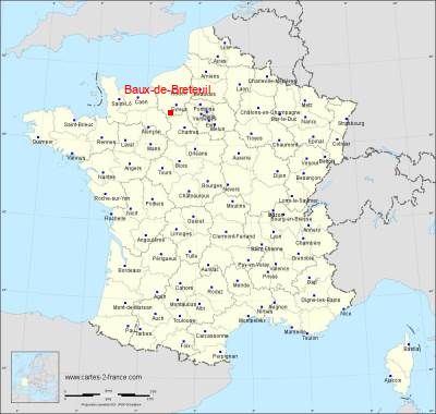 Carte de Baux-de-Breteuil