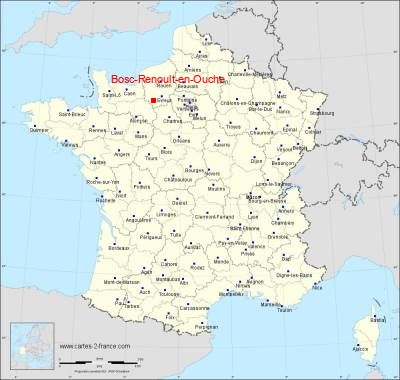 Carte de Bosc-Renoult-en-Ouche