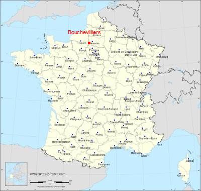 Carte de Bouchevilliers