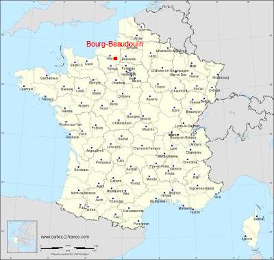 Carte de Bourg-Beaudouin