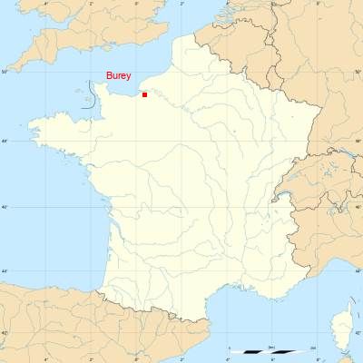 Fond de carte avec Burey