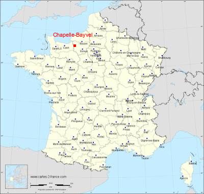 Carte de Chapelle-Bayvel