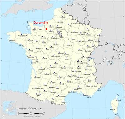 Carte de Duranville