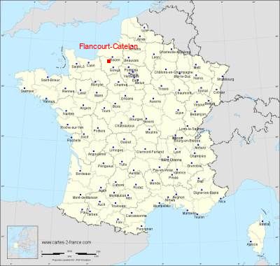 Carte de Flancourt-Catelon