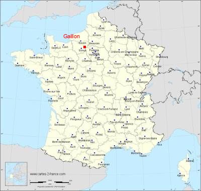 Carte de Gaillon