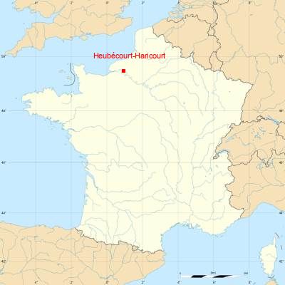 Fond de carte avec Heubécourt-Haricourt