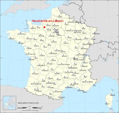 Carte de Heudreville-en-Lieuvin