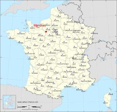 Carte de Mandres