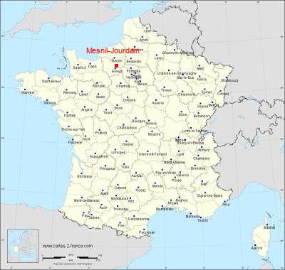 Carte de Mesnil-Jourdain