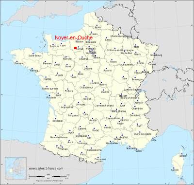 Carte de Noyer-en-Ouche