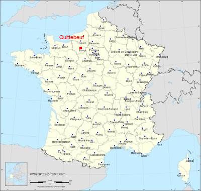 Carte de Quittebeuf