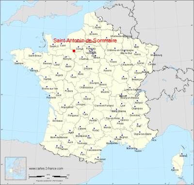 Carte de Saint-Antonin-de-Sommaire