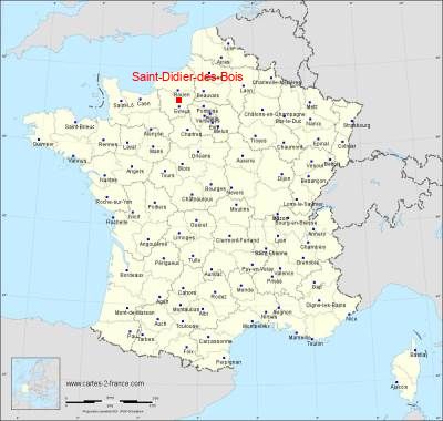 Carte de Saint-Didier-des-Bois