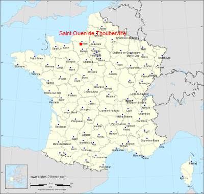 Carte de Saint-Ouen-de-Thouberville