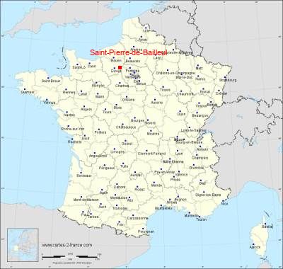 Carte de Saint-Pierre-de-Bailleul