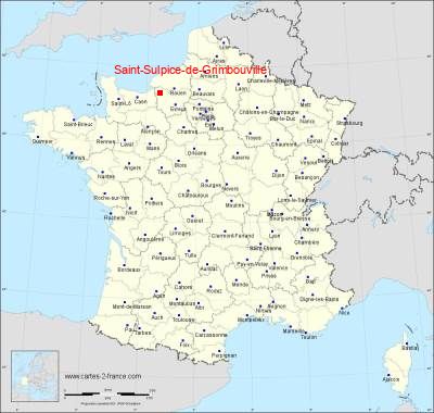 Carte de Saint-Sulpice-de-Grimbouville