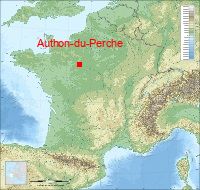 localisation mairie de Authon-du-Perche