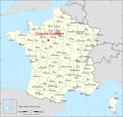 Carte de Chapelle-Guillaume