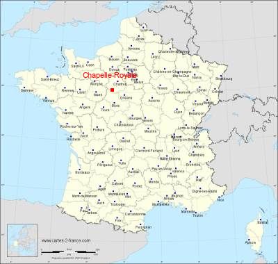 Carte de Chapelle-Royale