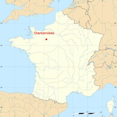 Fond de carte avec Charbonnières
