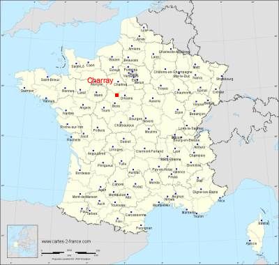 Carte de Charray
