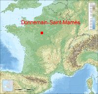 localisation mairie de Donnemain-Saint-Mamès