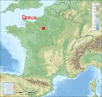 localisation mairie de Dreux