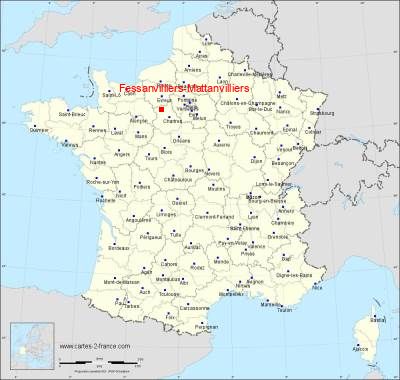 Carte de Fessanvilliers-Mattanvilliers