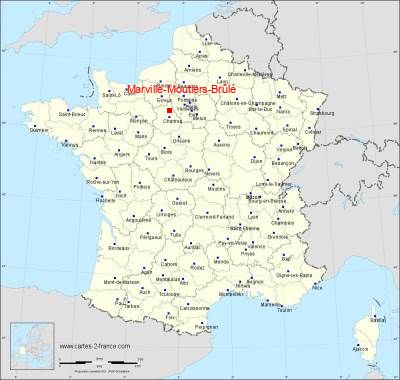 Carte de Marville-Moutiers-Brûlé