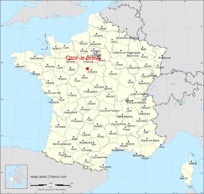 Carte de Ozoir-le-Breuil