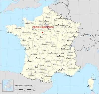 Carte de Villiers-Saint-Orien