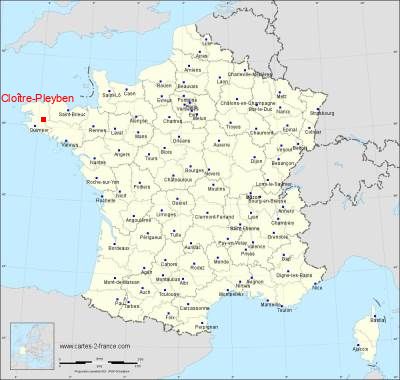 Carte de Cloître-Pleyben