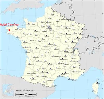Carte de Hôpital-Camfrout
