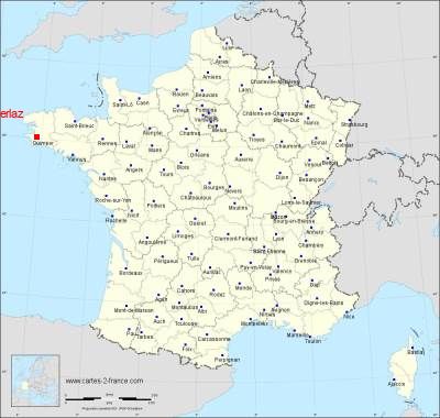 Carte de Kerlaz
