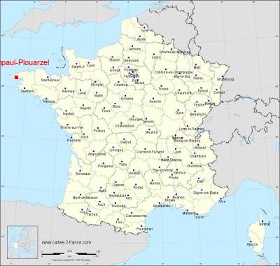 Carte de Lampaul-Plouarzel