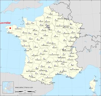 Carte de Locmélar