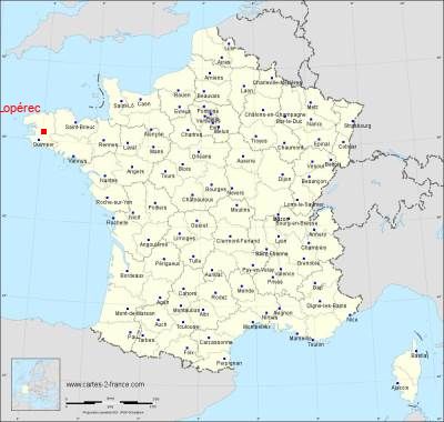 Carte de Lopérec