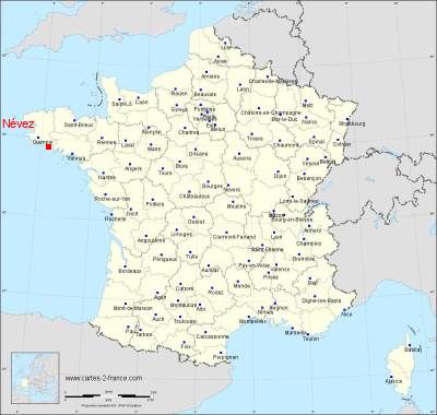 Carte de Névez