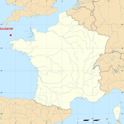 Fond de carte avec Ploudaniel