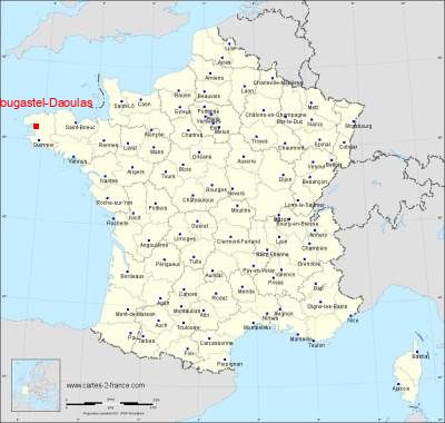 Carte de Plougastel-Daoulas
