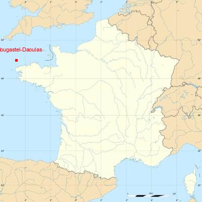 Fond de carte avec Plougastel-Daoulas