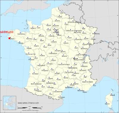 Carte de Pouldreuzic