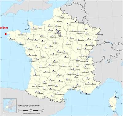Carte de Île-Molène
