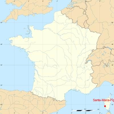 Fond de carte avec Santa-Maria-Figaniella