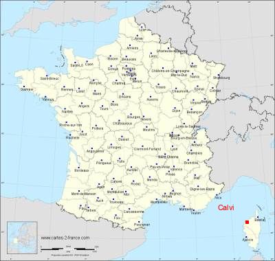 Carte de Calvi