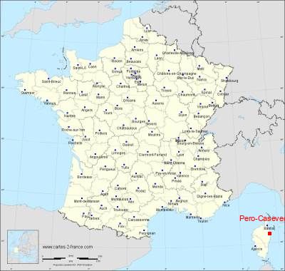 Carte de Pero-Casevecchie