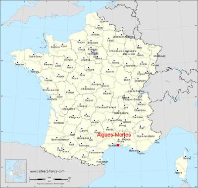 Carte de Aigues-Mortes